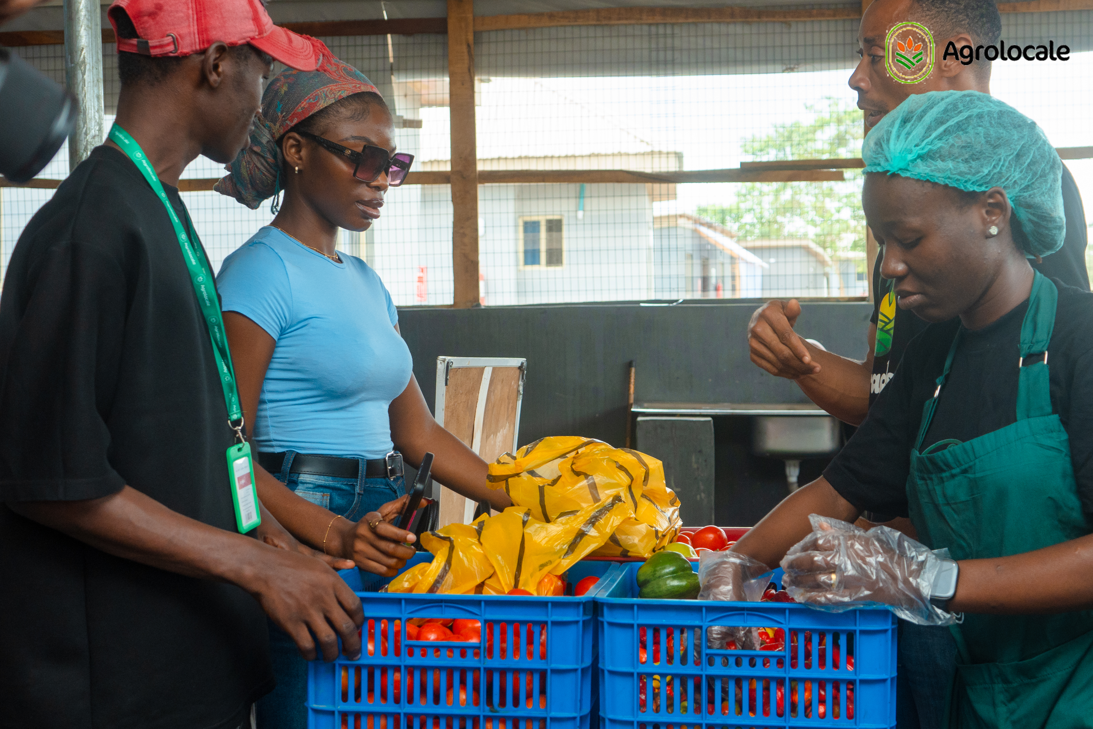 A sales representative at agrolocale