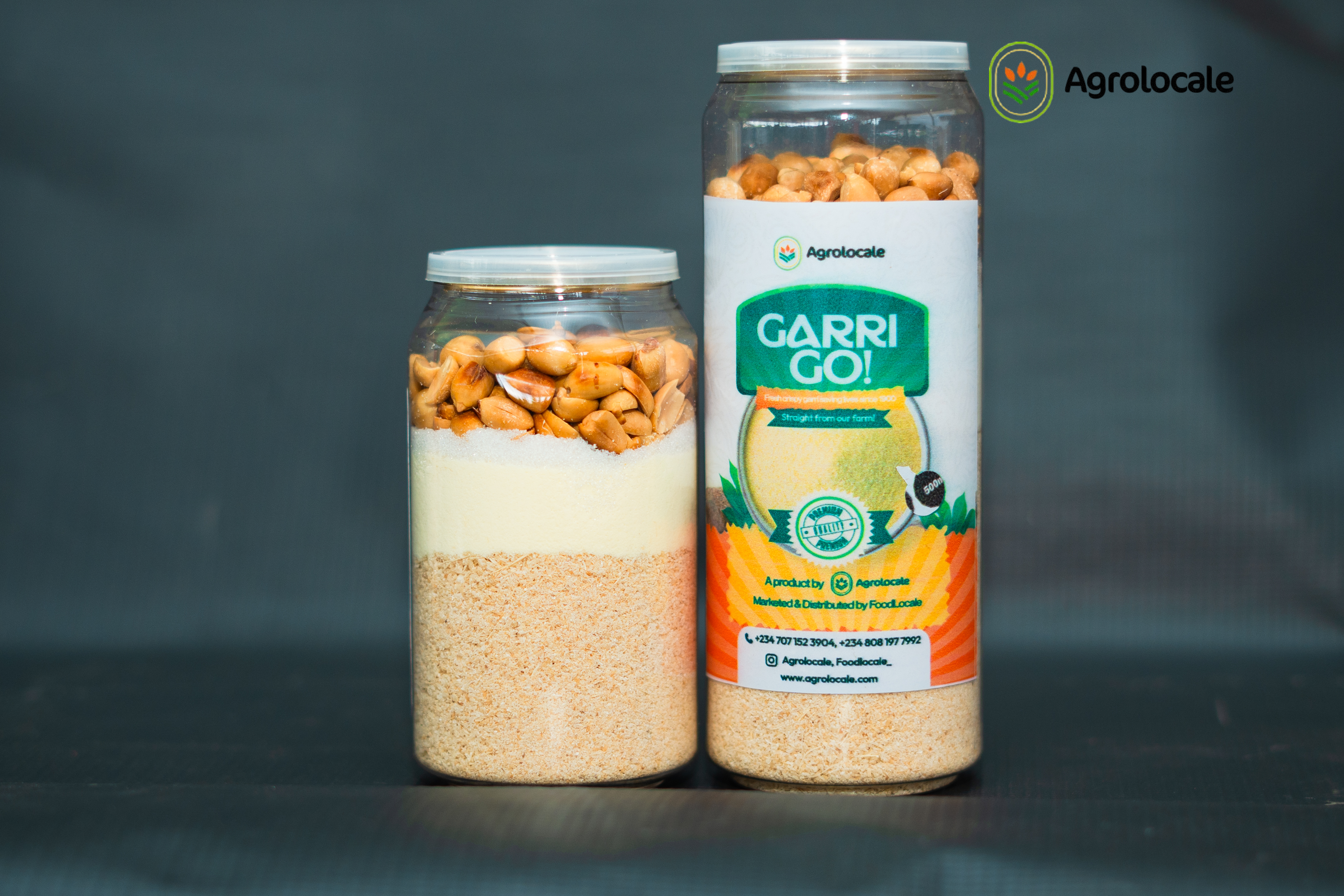 Garri Go Mix โ garri, milk, sugar and groundnut in one bottle